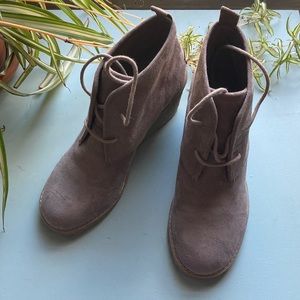 G.H. Bass wedge booties